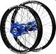 Sm Pro Wheels Set Rims Rims Hubs Blue Yz Yzf 125 250 450 07-19 Wrf 2020