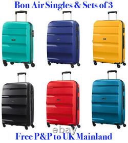 Tourister Américain Bon Air Suitcase Small Medium Large Sets 4 Wheel Spinners