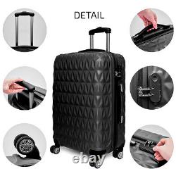 Valises Hard Shell Travel Trolley 4 Roues Main Petit Grand Bagage 20/24/28