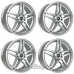 (set Of 4) 16x7 Argent Usinées Roues Enkei Rsf5 4x100 38